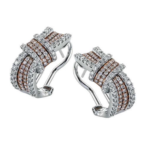 Earring in 18k Gold with Diamonds