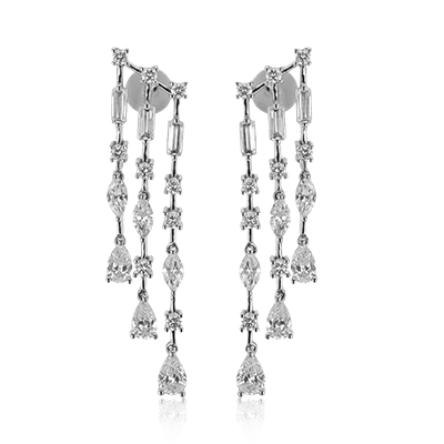 Earring in 18k Gold with Diamonds