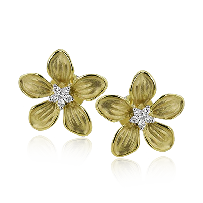 Earring in 18k Gold with Diamonds
