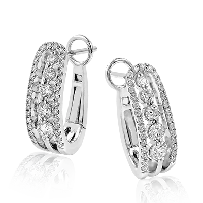 Earring in 18k Gold with Diamonds