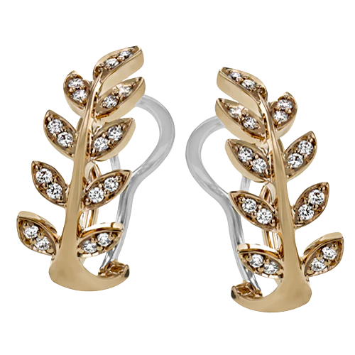 Earring in 18k Gold with Diamonds