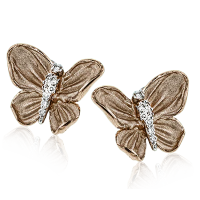 Earring in 18k Gold with Diamonds