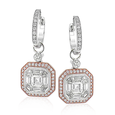 Earring in 18k Gold with Diamonds