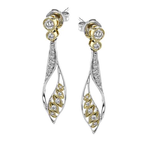 Earring in 18k Gold with Diamonds
