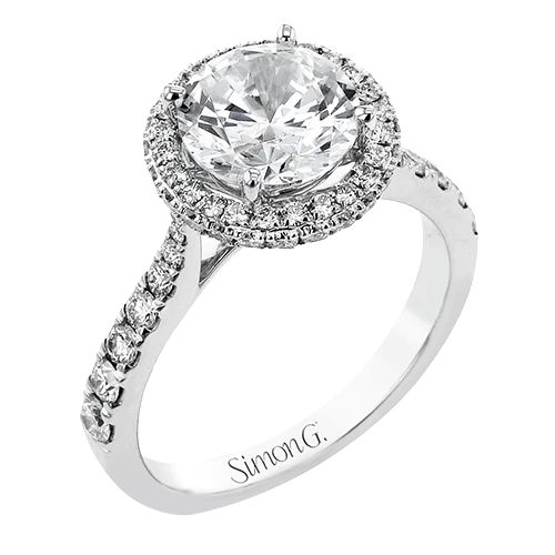 Engagement Ring in 18k Gold with Diamonds - Image 2