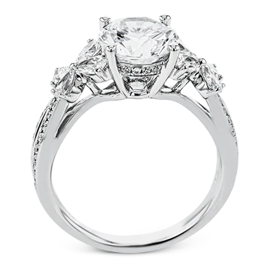 Engagement Ring in 18k Gold with Diamonds - Image 2