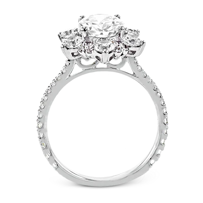 Engagement Ring in 18k Gold with Diamonds - Image 3