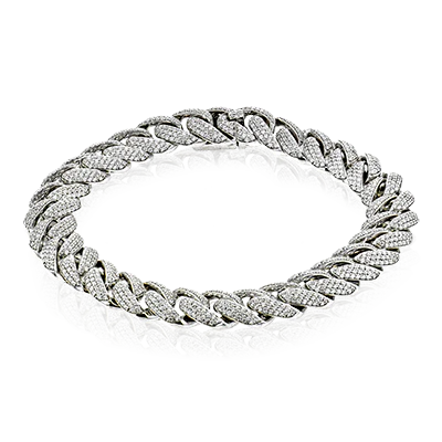 Gent Bracelet in 14k Gold with Diamonds
