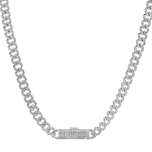 Necklace in 14k Gold with Diamonds