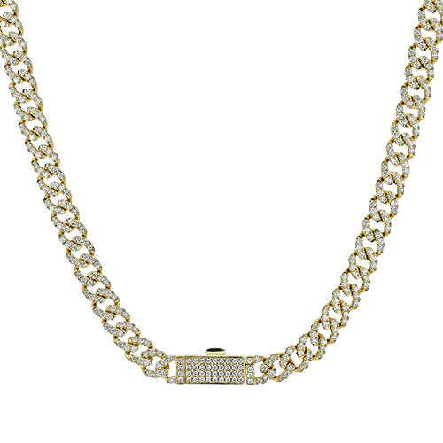 Necklace in 14k Gold with Diamonds