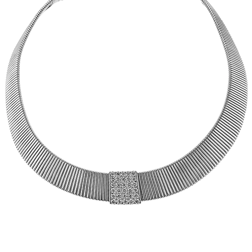 Choker in 18k Gold with Diamonds