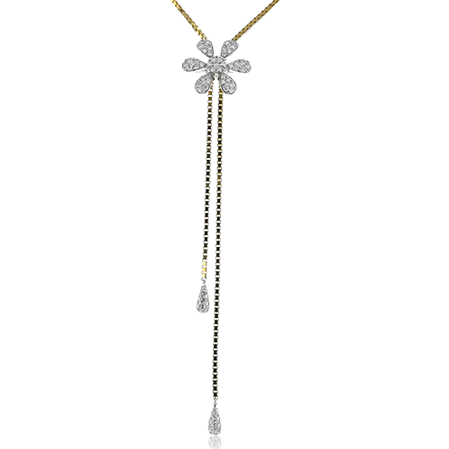 Necklace in 18k Gold with Diamonds