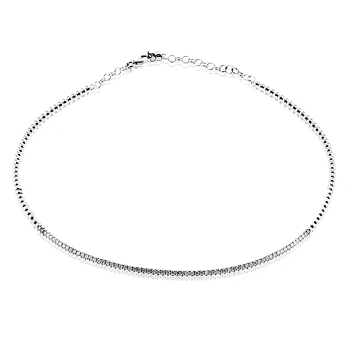 Choker in 18k Gold with Diamonds