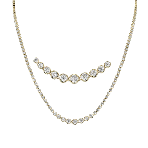 Necklace in 18k Gold with Diamonds
