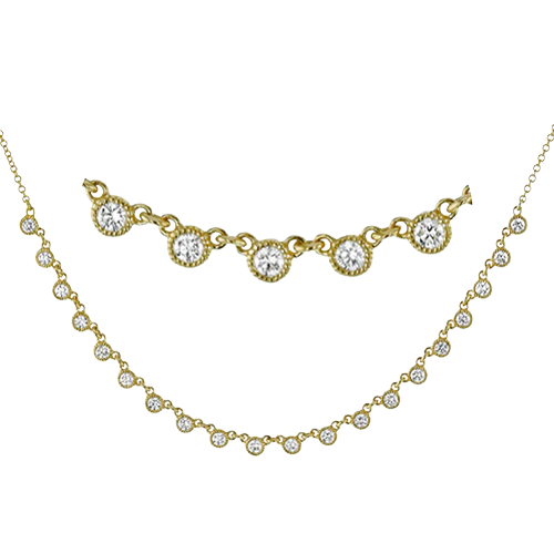 Necklace in 18k Gold with Diamonds - Image 2