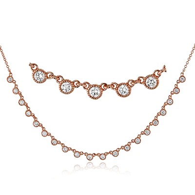 Necklace in 18k Gold with Diamonds - Image 3