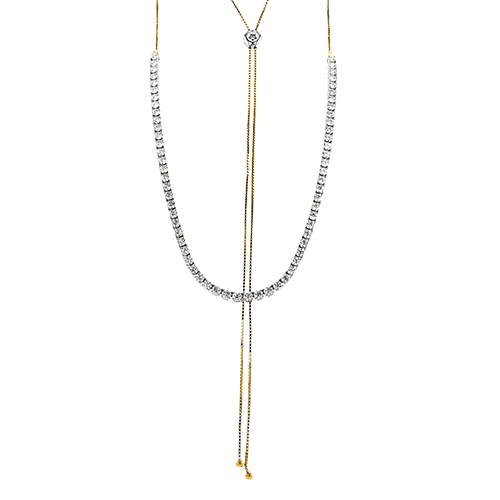 Necklace in 18k Gold with Diamonds