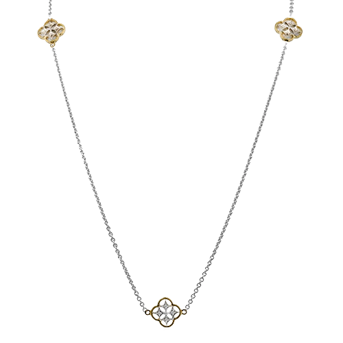 Necklace in 18k Gold with Diamonds - Image 2