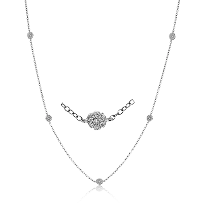 Necklace in 18k Gold with Diamonds