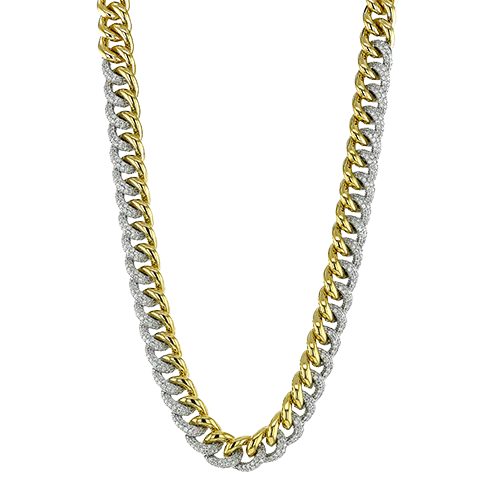Necklace in 18k Gold with Diamonds