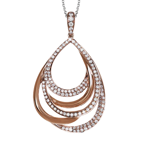 Pendant in 18k Gold with Diamonds - Image 3
