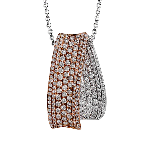 Pendant in 18k Gold with Diamonds - Image 3