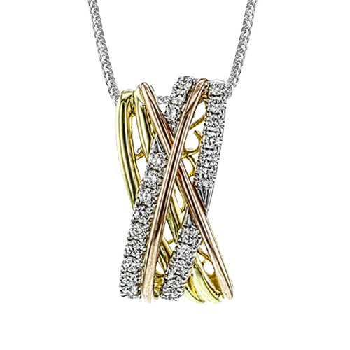 Pendant in 18k Gold with Diamonds - Image 2
