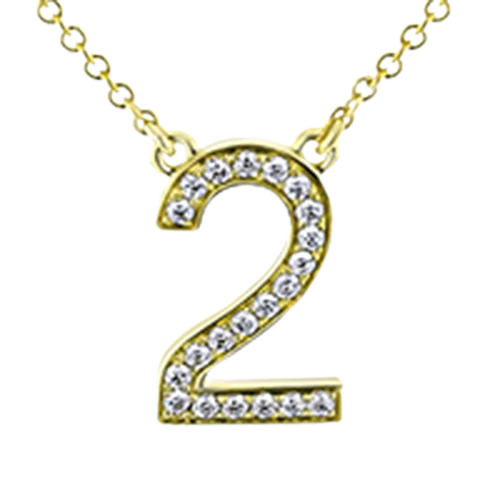 Pendant in 18k Gold with Diamonds