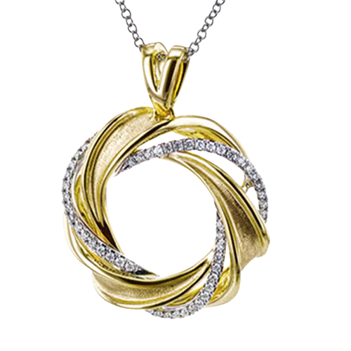 Pendant in 18k Gold with Diamonds