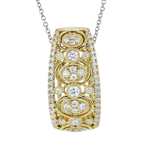 Pendant in 18k Gold with Diamonds