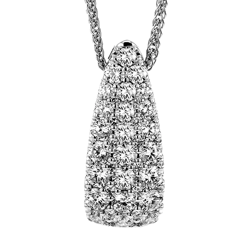 Pendant in 18k Gold with Diamonds