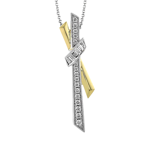 Pendant in 18k Gold with Diamonds
