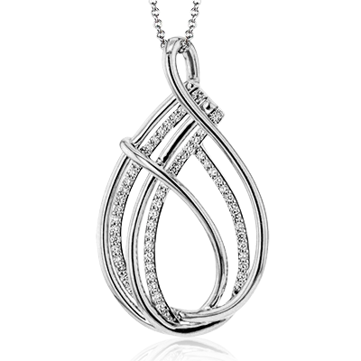 Pendant in 18k Gold with Diamonds