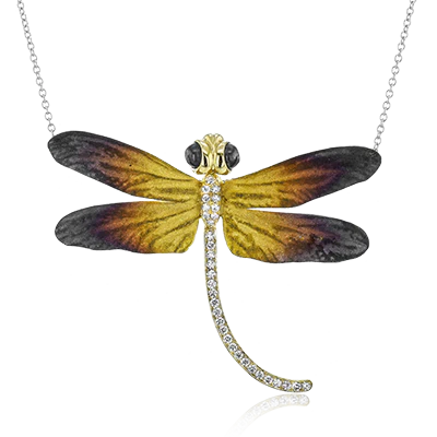 Pendant in 18k Gold with Diamonds