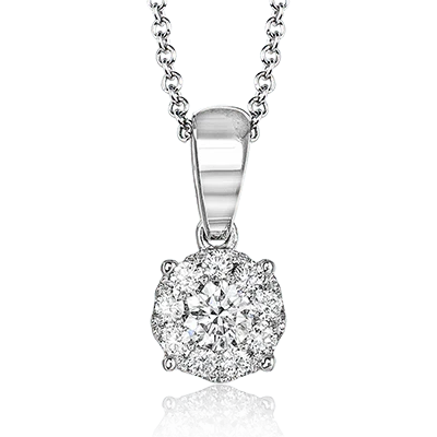 Pendant in 18k Gold with Diamonds