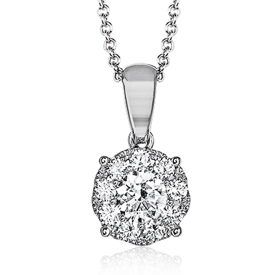 Pendant in 18k Gold with Diamonds