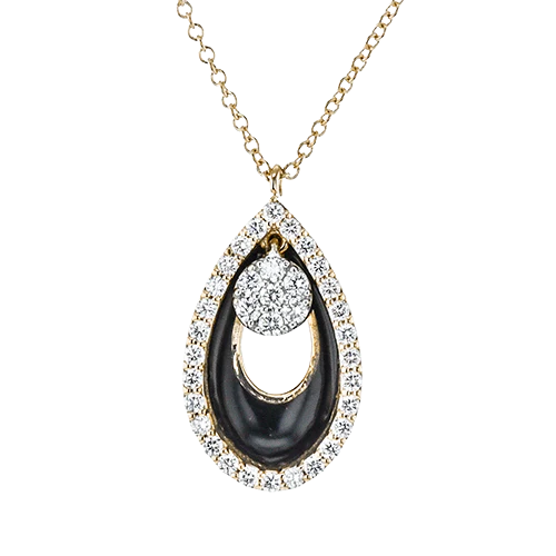 Pendant in 18k Gold with Diamonds