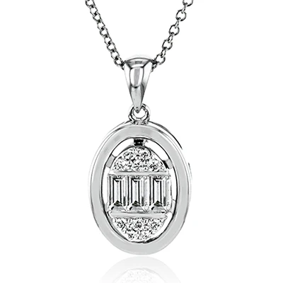 Pendant in 18k Gold with Diamonds