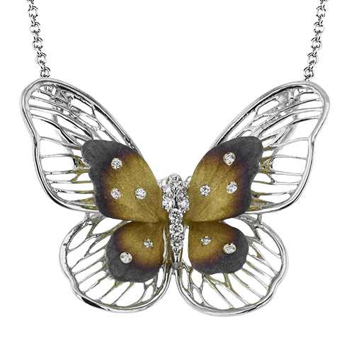 Pendant in 18k Gold with Diamonds