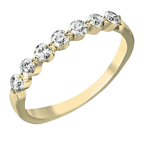 Right Hand Ring in 14k Gold with Diamonds