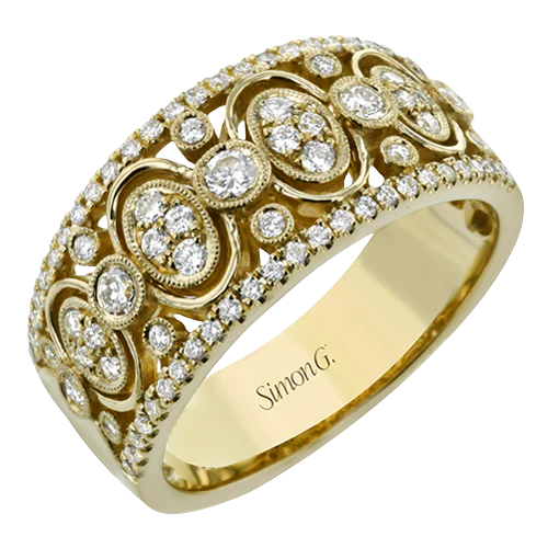 Right Hand Ring in 18k Gold with Diamonds