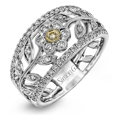 Right Hand Ring in 18k Gold with Diamonds