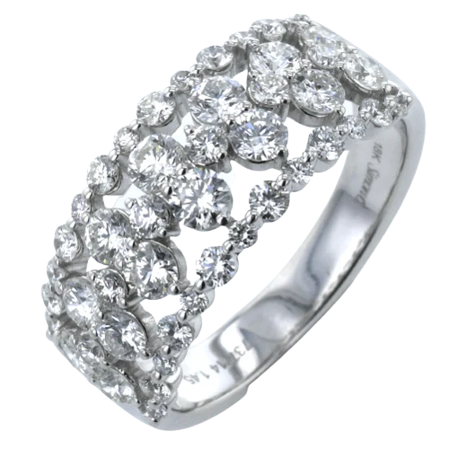 Right Hand Ring in 18k Gold with Diamonds