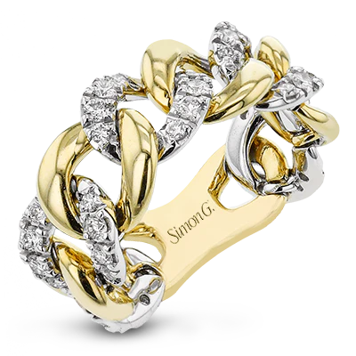 Right Hand Ring in 18k Gold with Diamonds